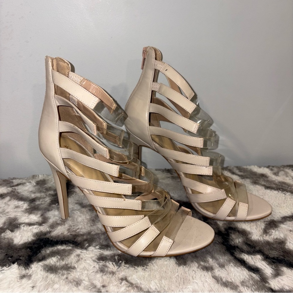 ALDO Beige Strappy Heels